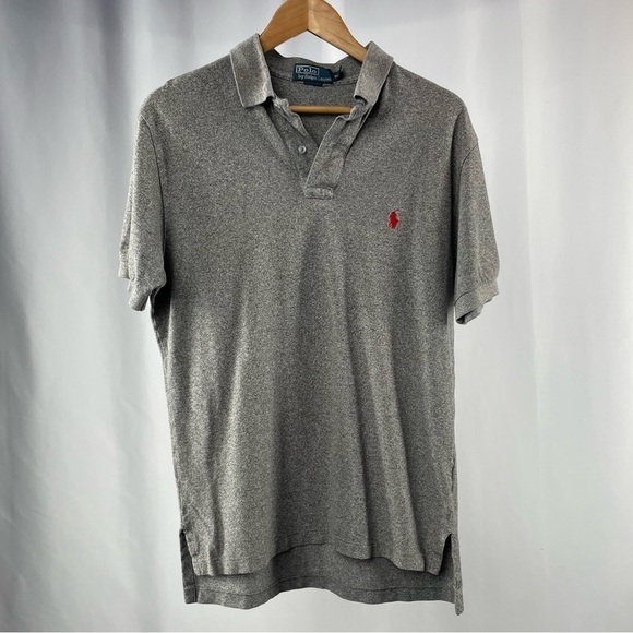Polo by Ralph Lauren Short Sleeve Polo Shirt‎ in Grey Size Medium - Picture 1 of 7